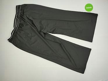 culotte jeans: Damskie spodnie culotte 3/4 – czarne - Krój: culotte, szeroka — 3