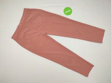 legginsy damskie plus size: Material trousers for women, size S (EU 36) — 3