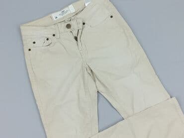 jeansy straight stradivarius: H&M, Material trousers for women, size S (EU 36) — 1