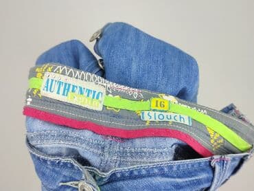 kapcie kapitan bomba: Denim, Spodnie 3/4 damskie, rozmiar 2XL — 4