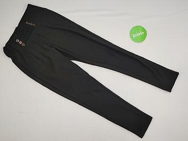 czarne dzwony: Spodnie materiałowe damskie, rozmiar M — 2