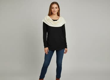 bluzki z golfem: Bluzka damska, rozmiar M — 7