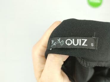 spodnie hello kitty piżama czarne: Quiz, Spodnie materiałowe damskie, rozmiar S — 4