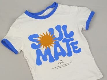 koszulka dekolt v: T-shirt damski, S — 1