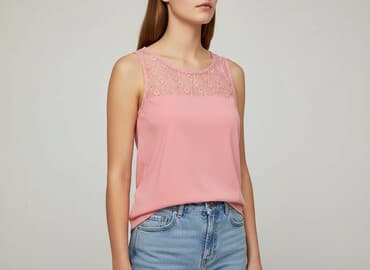 hm bluzki z krótkim rękawem: Esmara, Bluzka damska, rozmiar S — 7