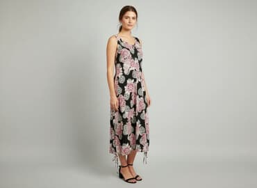 zwiewna sukienki na wesele maxi: Sukienka damska, rozmiar L — 6