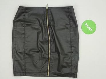 spódnice z eko skóry z kieszeniami: Clockhouse, Spódnica damska, rozmiar M — 2