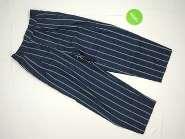 spodnie w paski pull and bear: PULL&BEAR, Material trousers for women, size S — 3