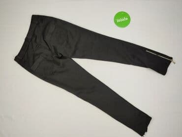 legginsy damskie marszczone: Material trousers for women, size S (EU 36) — 3