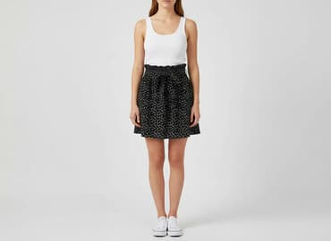 krótkie czarne spódniczka: Spódnica damska, rozmiar S — 1