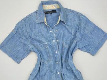 bershka niebieska bluza: Bershka, Koszula damska, rozmiar L — 1