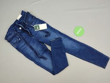 dżinsy z talią paper bag: ONLY, Jeansy damskie, rozmiar M — 2