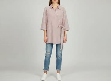 bluzki bawełniane damskie allegro: Yessica, Tunika damska, rozmiar S — 7