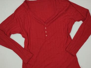 bluza z czerwonym napisem: Love To Lounge, Bluzka damska, L — 1