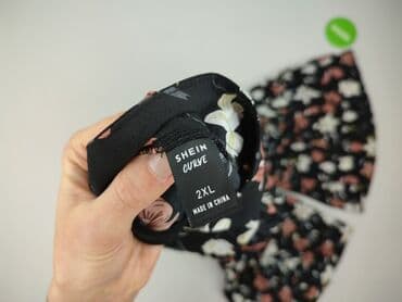 spodnie piżamowe hello kitty shein: Shein Curve, Spodnie materiałowe damskie, rozmiar 2XL — 4