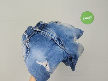 spodenki jeansowe z wysokim stanem pull and bear: Jeanswear, Szorty dla mężczyzn, rozmiar S — 6