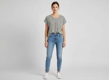 koszula wiya w paski: Reserved, T-shirt damski, rozmiar S — 6