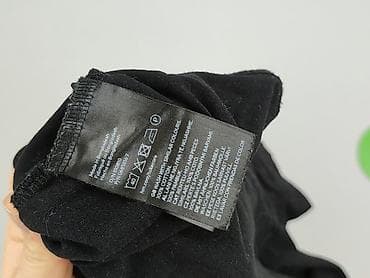 czarne jeansy bootcut: H&M Basic, T-shirt damski, rozmiar M — 5