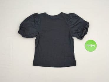 czarne bluzki z krótkim rękawem allegro: H&M, Bluzka damska, rozmiar XS — 3