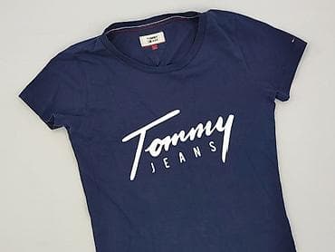 logg jeans: Tommy Jeans, T-shirt damski, rozmiar L — 1
