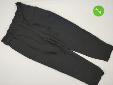 beżowe spodnie z wysokim stanem zara: Zara, Spodnie materiałowe damskie, M — 2