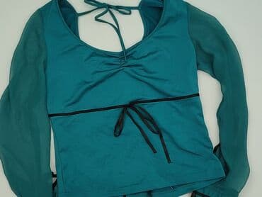 szmaragdowa bluzki damskie: Bluzka damska, rozmiar S — 1