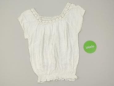 azurowa bluzka: Bluzka damska, rozmiar S — 3