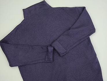 sweter oversize z golfem: Golf damski, rozmiar L — 1