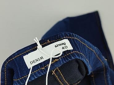 dżins tekst: Sinsay, Spódnica damska, rozmiar L — 4