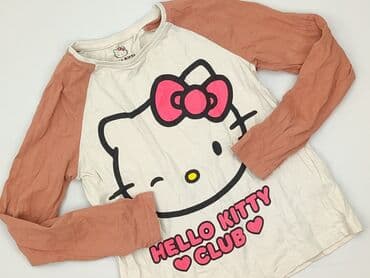 koszulka z hello kitty: Bluzka, Hello Kitty, 9 lat, 128-134 cm, stan - Bardzo dobry — 1