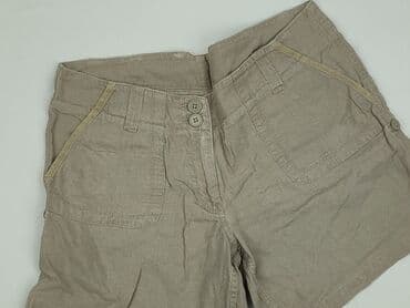 lniane spodenki pepco: Papaya, Szorty damskie, rozmiar S — 1