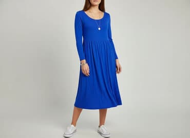 sukienki maxi na wesele niebieska: Chillin, Sukienka damska, rozmiar M — 6