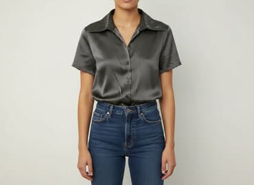 koszula satynowa rozowa: You & Me, Koszula damska, rozmiar M — 6