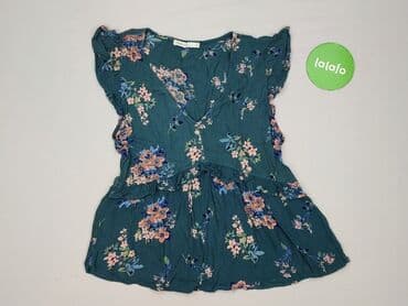 zielone bluzki w kwiaty: House, Bluzka damska, rozmiar S — 2