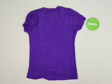 czarne t shirty w serek damskie: T-shirt damski, rozmiar L — 4