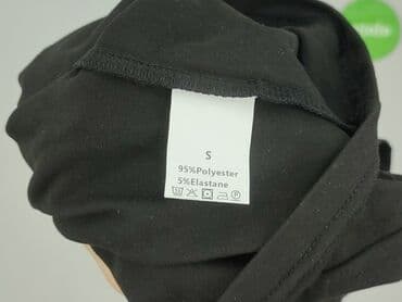 czarne t shirty damskie w serek: T-shirt damski, rozmiar S — 4