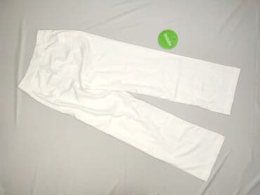 biale szerokie jeansy: Bik Bok, Spodnie materiałowe damskie, rozmiar S — 3