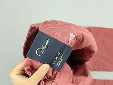 szerokie dresy: Spodnie materiałowe damskie, rozmiar L — 5