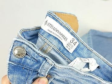 jeansy carpenter: Stradivarius, Jeansy damskie, rozmiar 2XS — 5