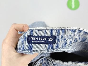 oryginalne spodnie: DENIM JEANS, Jeansy damskie, rozmiar 2XS — 4