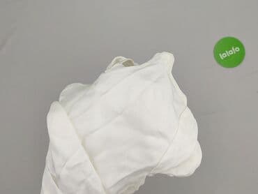 biała bluzka z krótkim rękawem zara: Zara, Bluzka damska, rozmiar M — 7