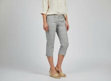 krótkie spodenki bermudy: Spodnie 3/4 damskie, rozmiar M — 1