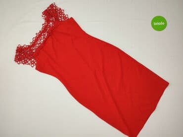 czerwona sukienki na wesele koronka: Sukienka damska, L — 2