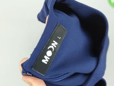 długa granatowa sukienki: Luna, Sukienka damska, L — 5