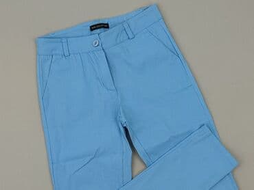 krótkie spodenki z szerokimi nogawkami: New Collection, Spodnie materiałowe damskie, rozmiar S — 1