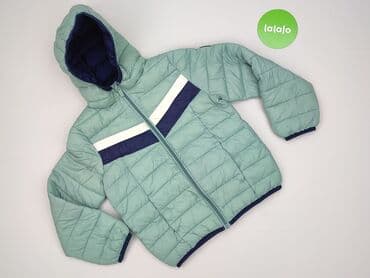 legginsy z misiem: Kurtka puchowa Okaidi, 8 lat, Tkaniny syntetyczne, stan - Bardzo dobry — 2