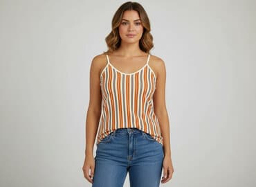 sukienki pomarańczowa na wesele: Tunika damska, rozmiar M — 6