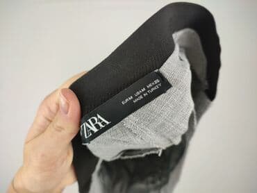 spodnie zara z paskiem: Zara, Spodnie materiałowe damskie, rozmiar M — 4