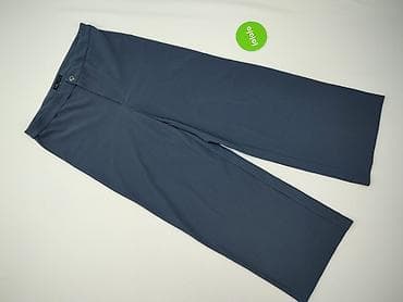 Material trousers for women, size L — 2
