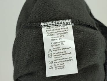 bluzki welurowa z krótkim rękawem: Bluzka damska, rozmiar XL — 6